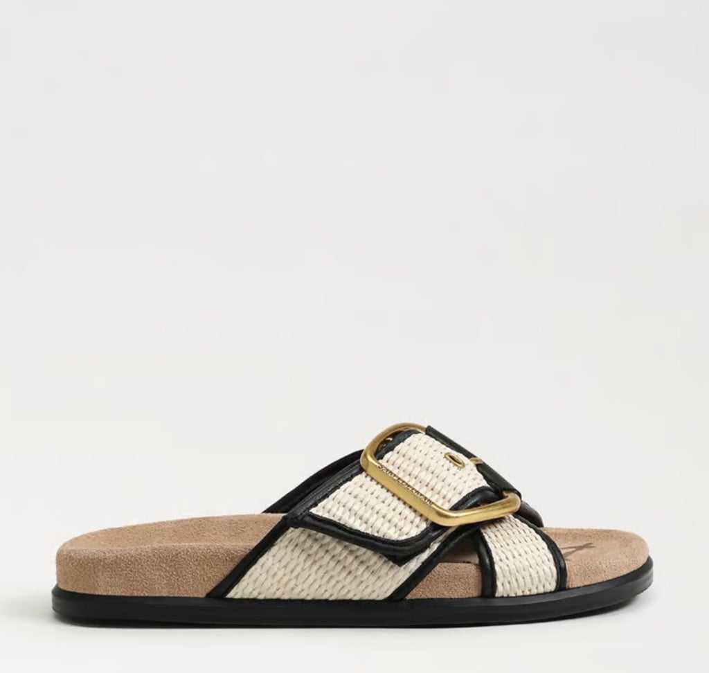 SAM EDELMAN Darla Multi Buckle Slide Sandal