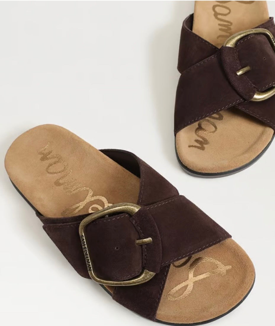 SAM EDELMAN Darla Multi Buckle Slide Sandal