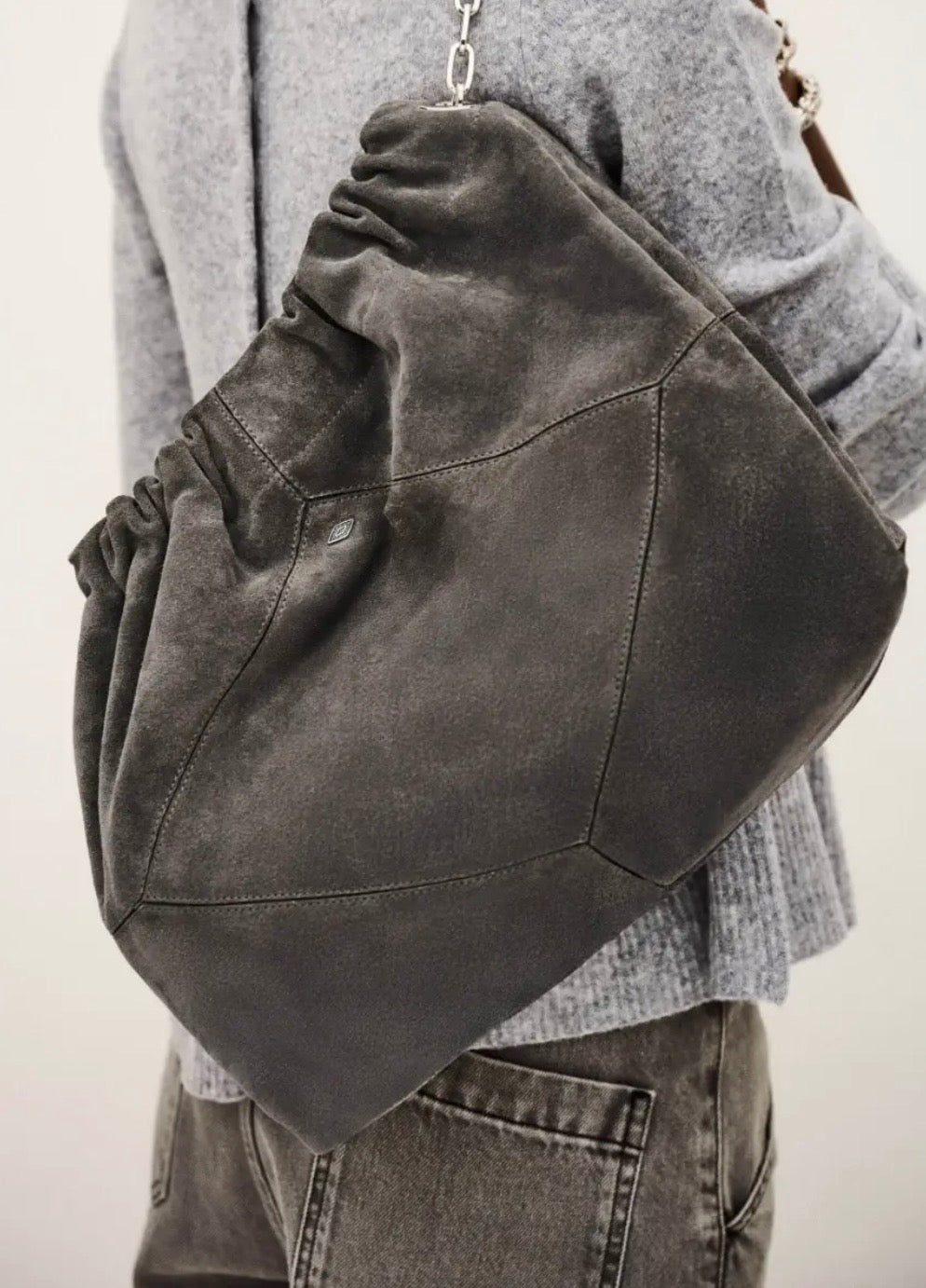 BA&SH JUNE leather bag