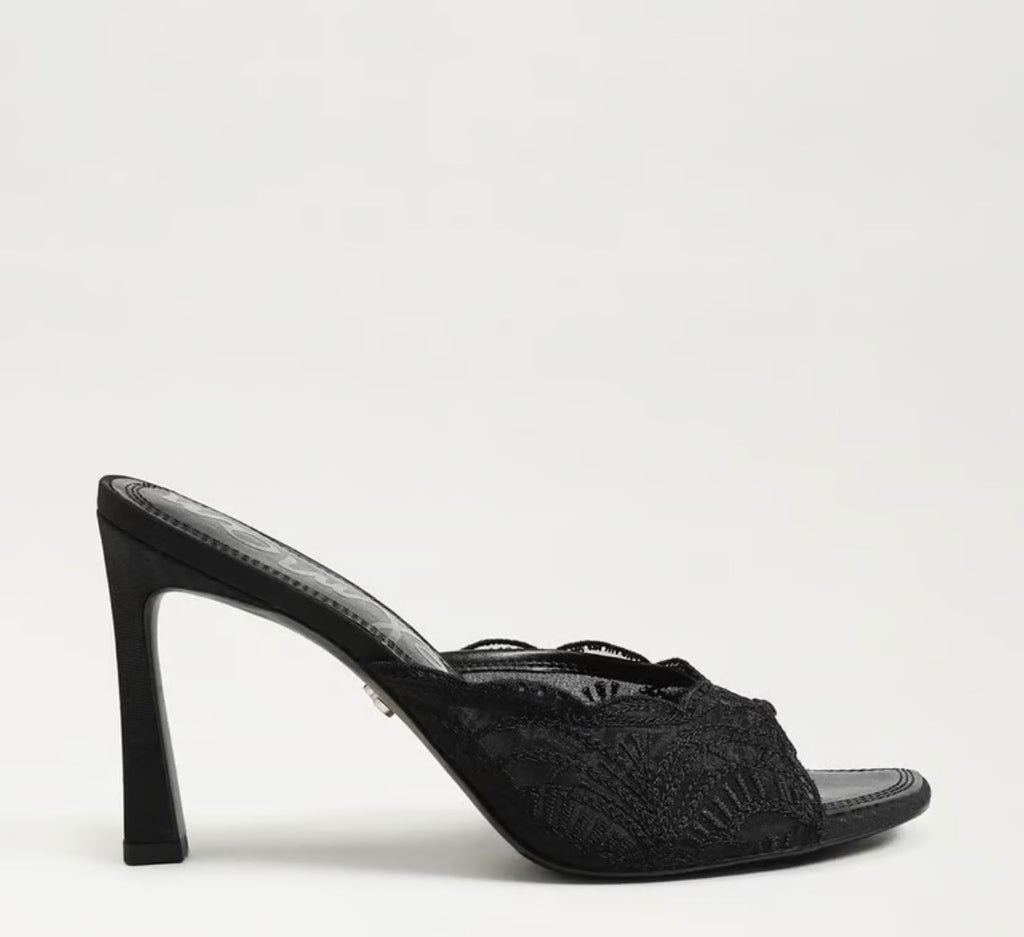 Sam edelman Black Mesh Fabric