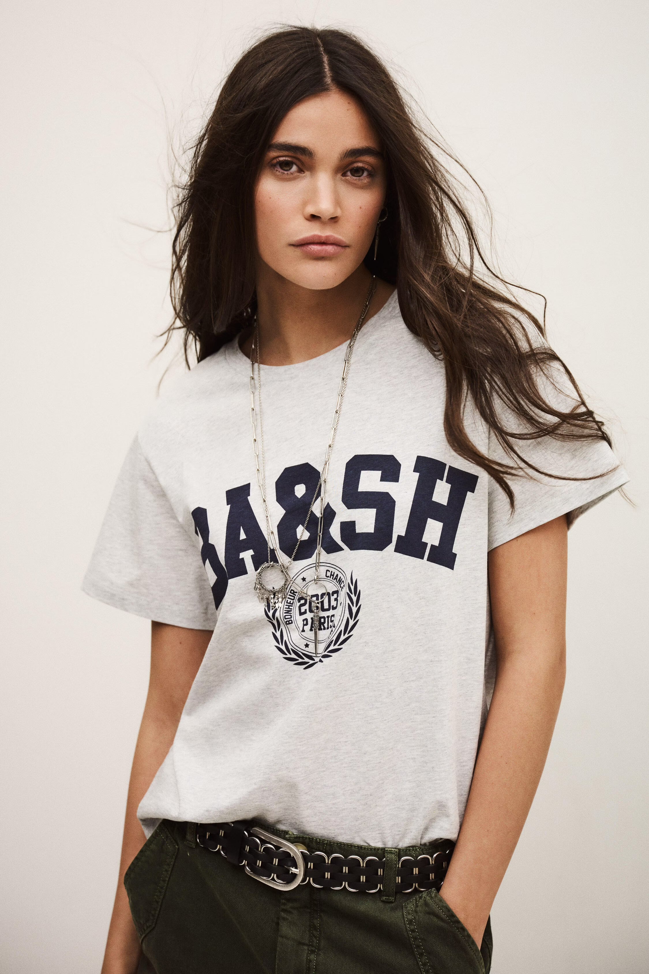 BA&SH Ioni Tee Grey