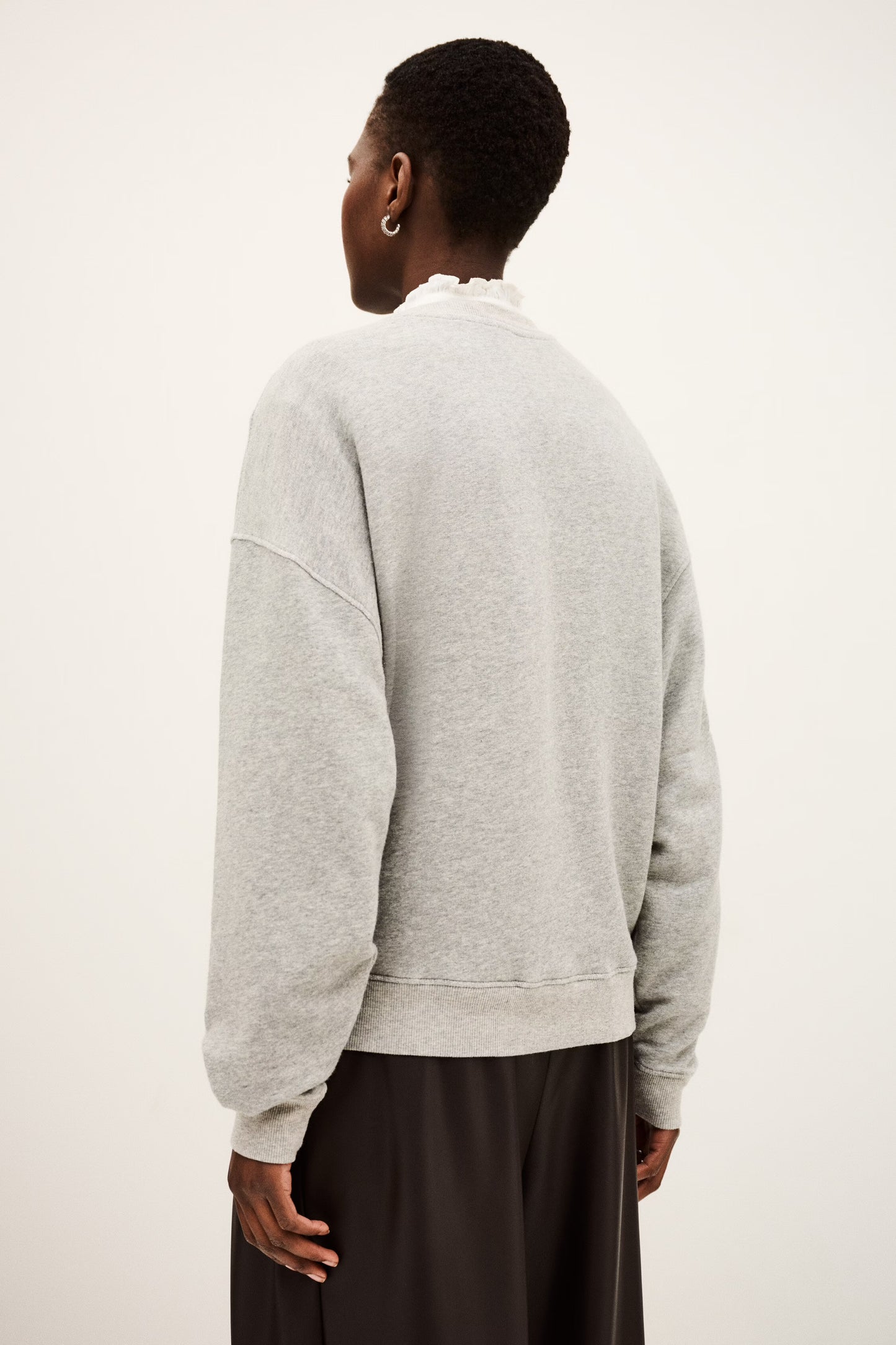 BA&SH Benjamin logo-print sweatshirt in Grey