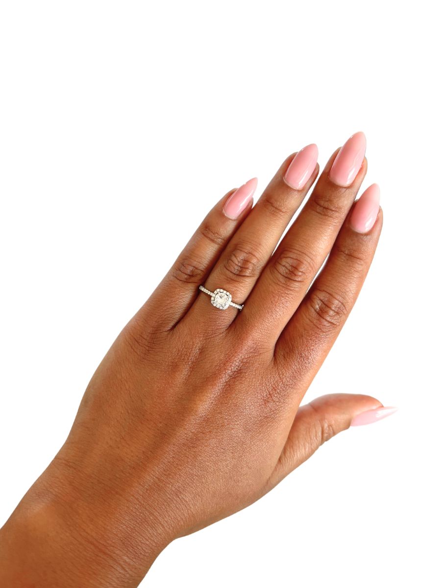 טבעת ריבוע זירקונים