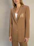 Été Comme Hiver Paris Sloan Blazer In Camel