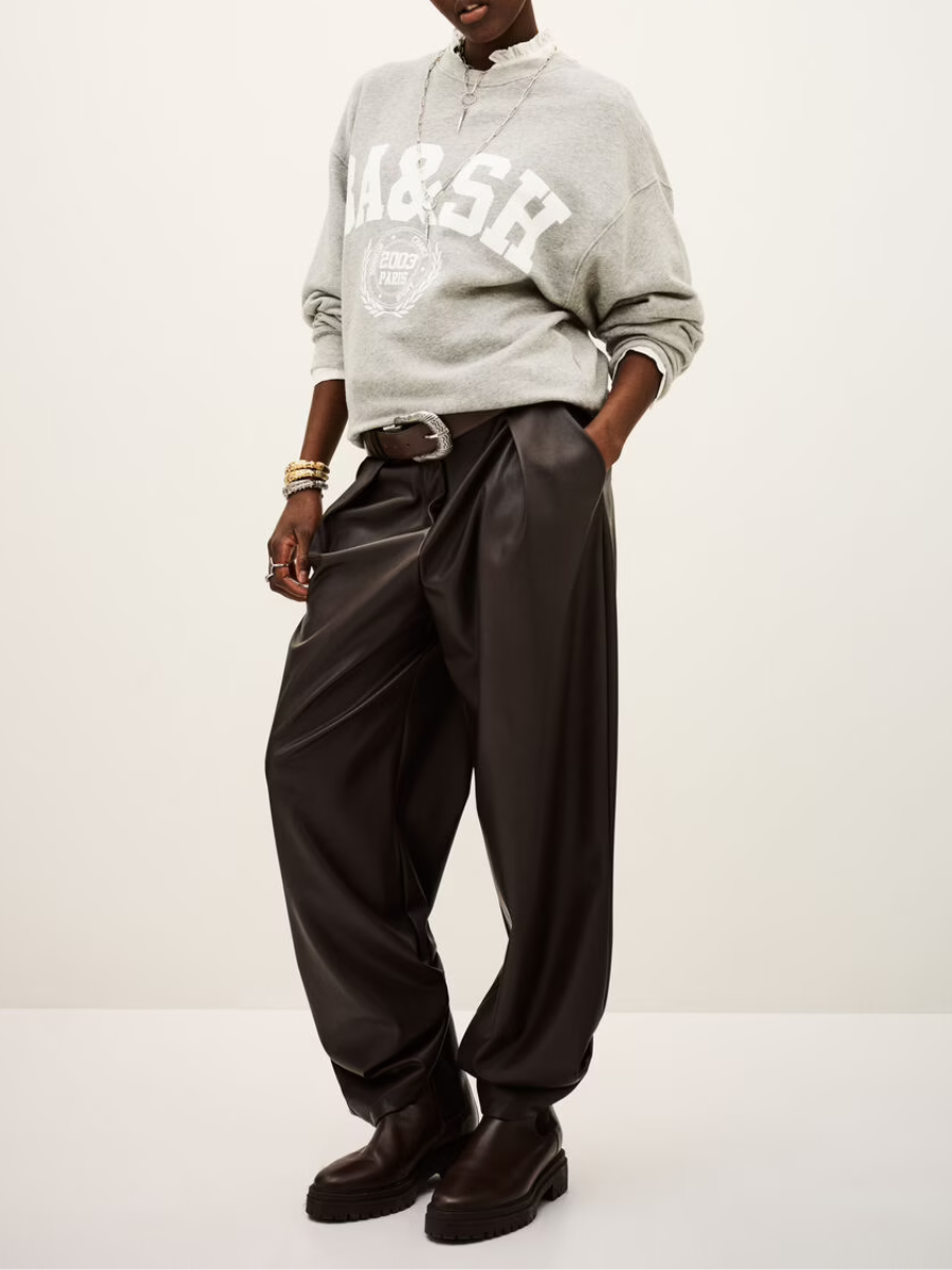 BA&SH Benjamin logo-print sweatshirt in Grey