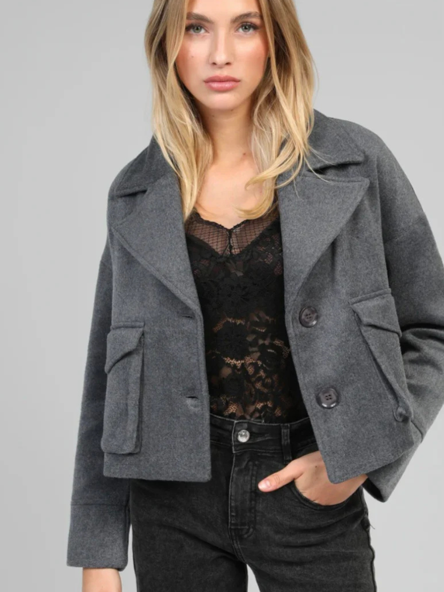 ANGE VESTE CASSANDRA gris chiné