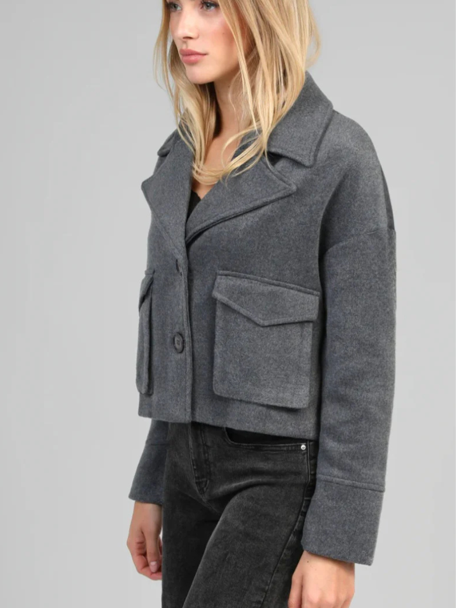 ANGE VESTE CASSANDRA gris chiné