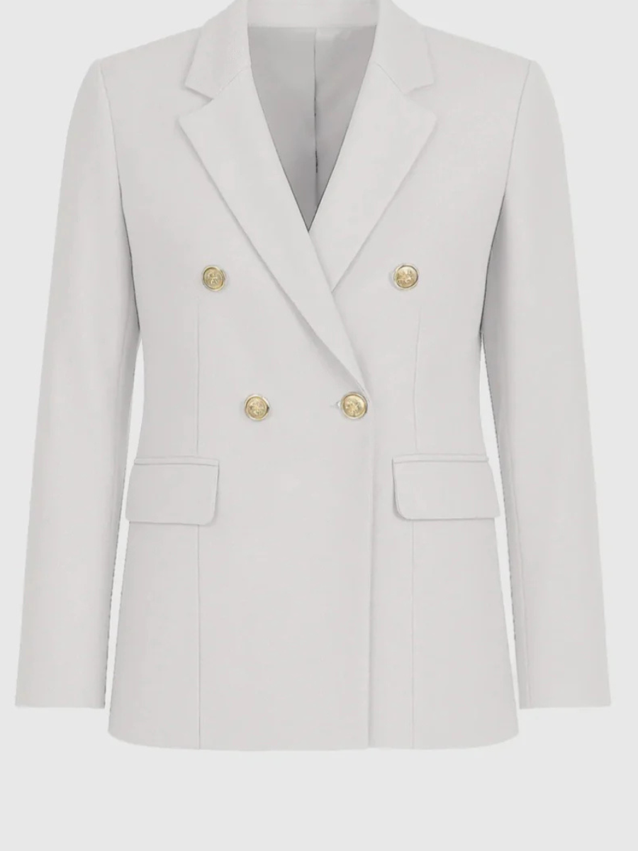 ANGE VESTE ZAKIE linen white