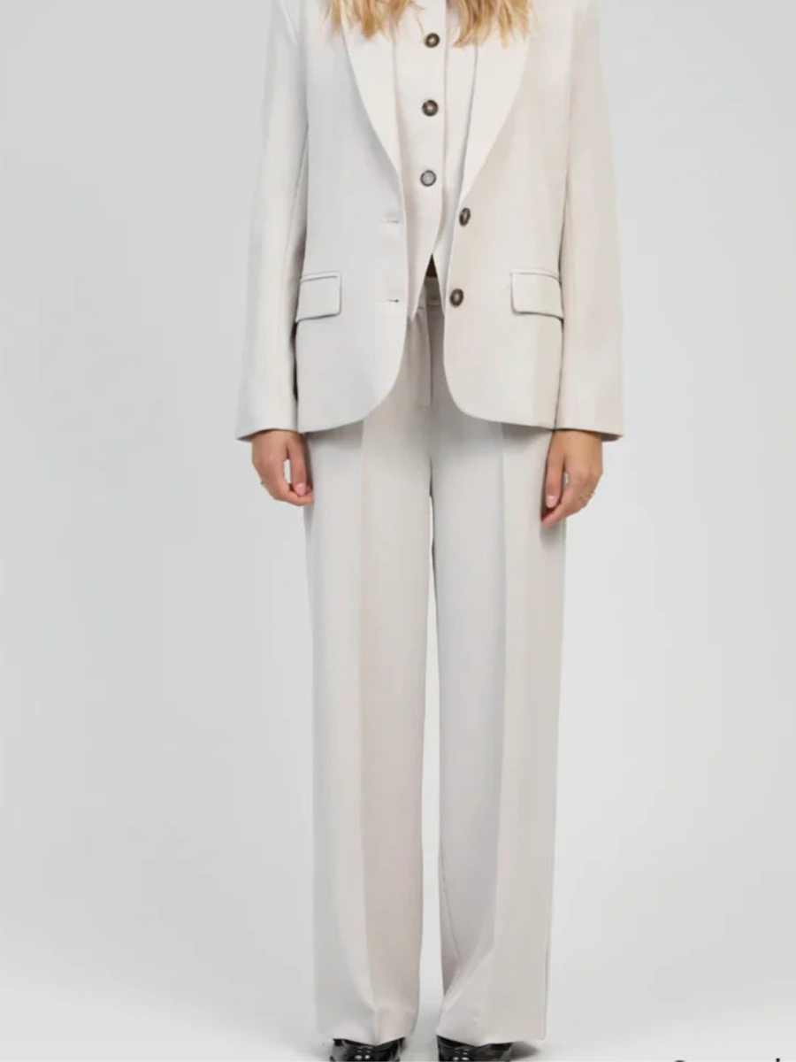 ANGE PANTALON PERLY linen white