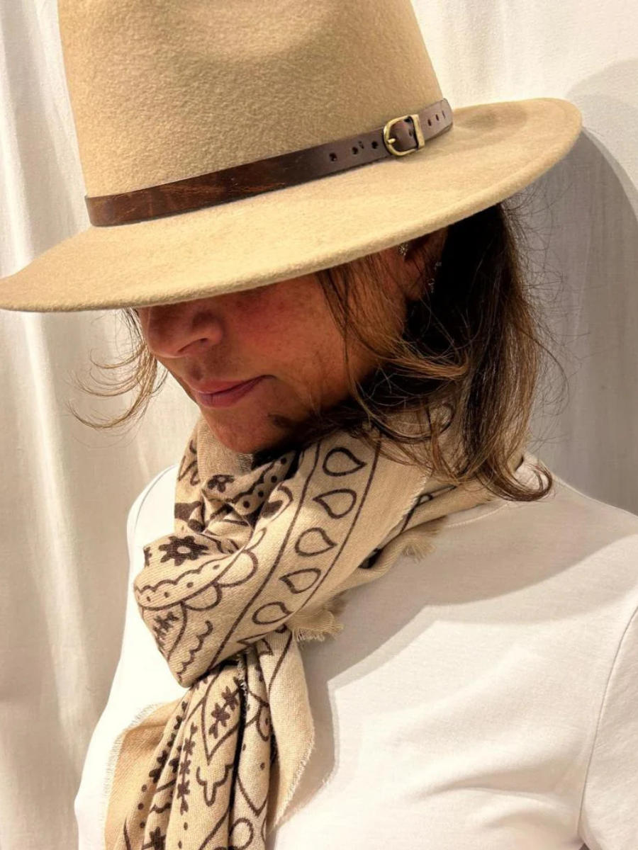 Parisian Fedora Hat Beige