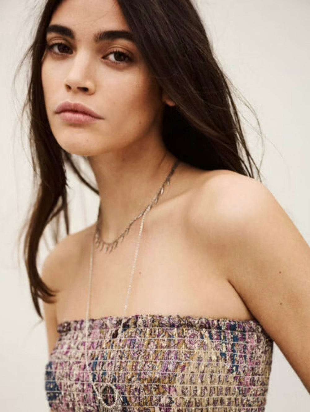 BA&SH PRETTY Strapless bustier top