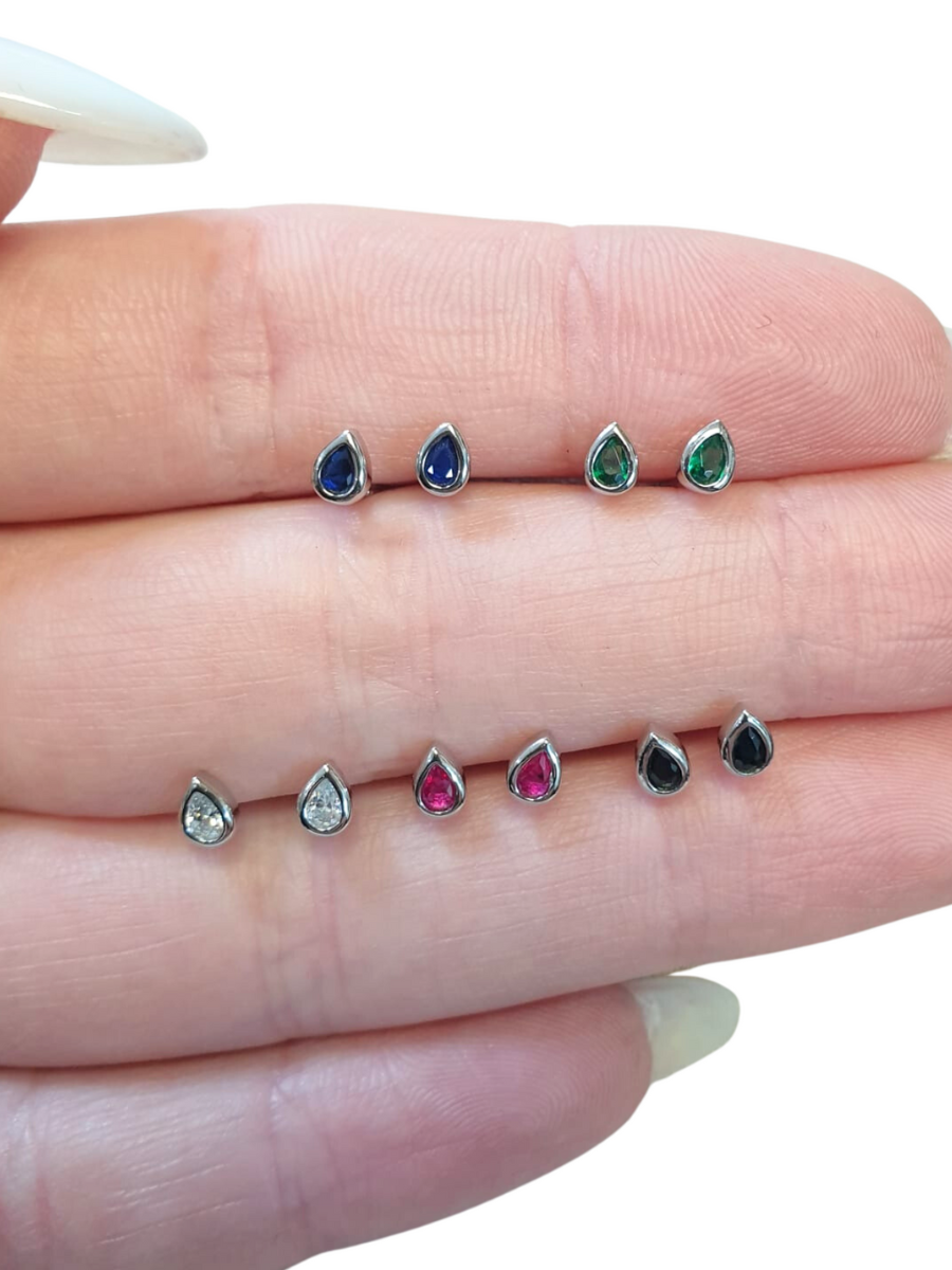 עגילי טיפה טייני