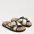 SAM EDELMAN Darla Multi Buckle Slide Sandal