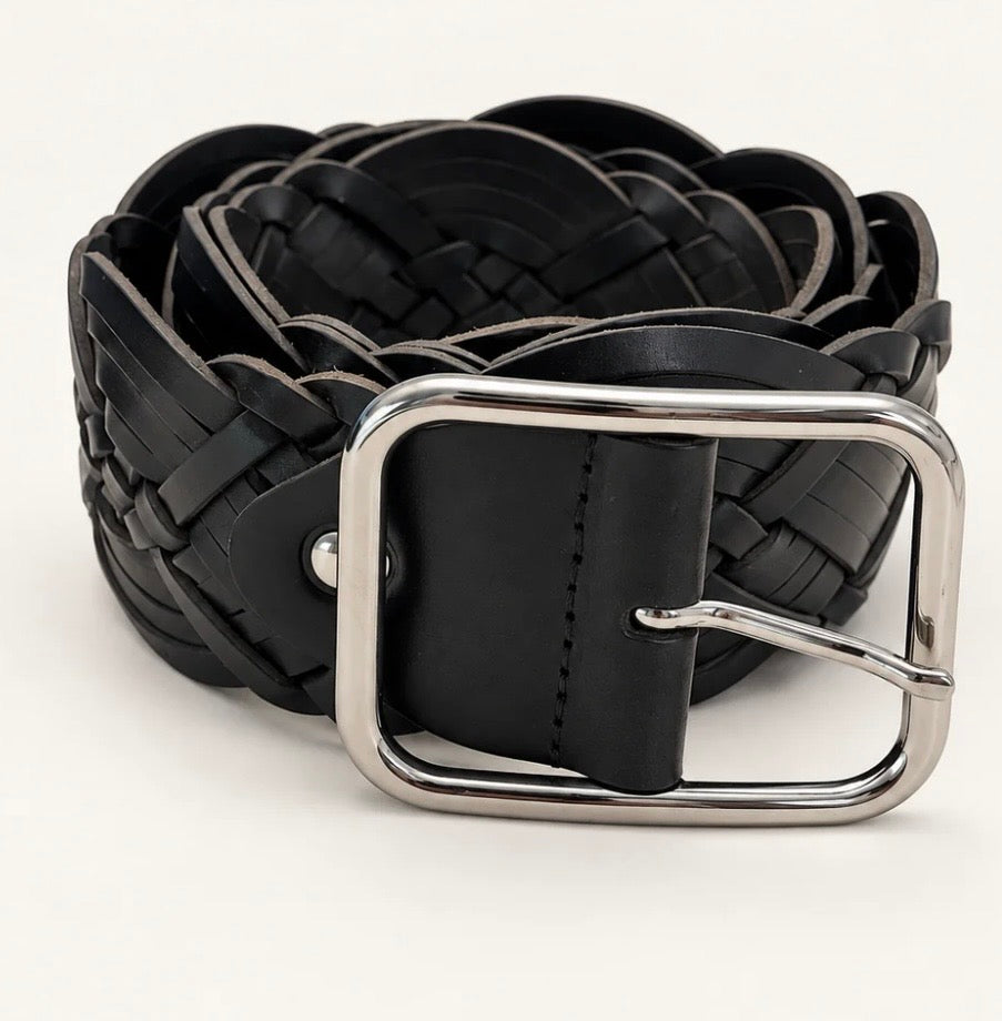JULIA

JULIA Wide Braided Belt in Black