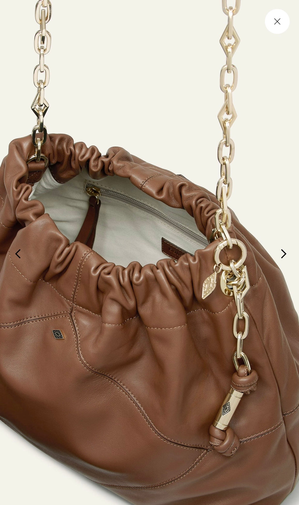 BA&SH JUNE Leather bag