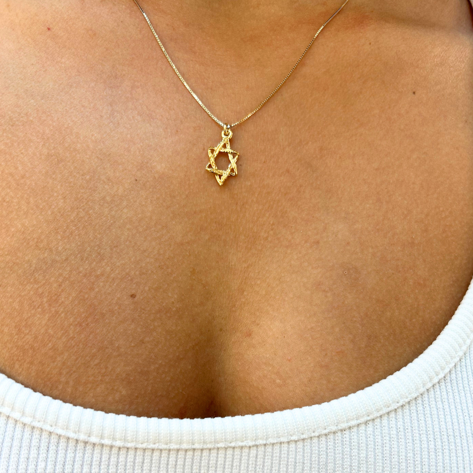 שרשרת מגן דוד גולד