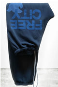 FREECITY sweatpant - moonshrooms/blue