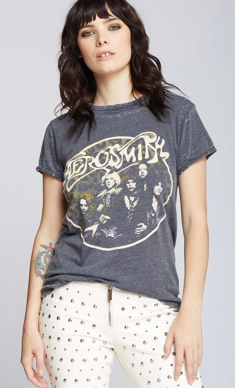 RECYCLED KARMA Aerosmith Back In The Saddle Vintage Graphic Tee