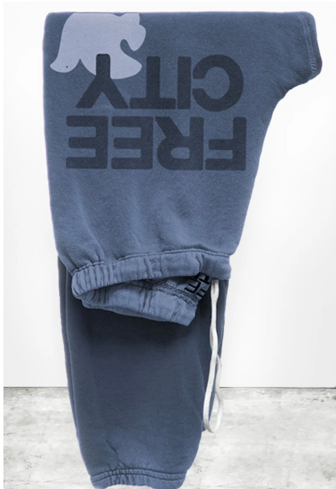 FREECITY sweatpant - blue wash