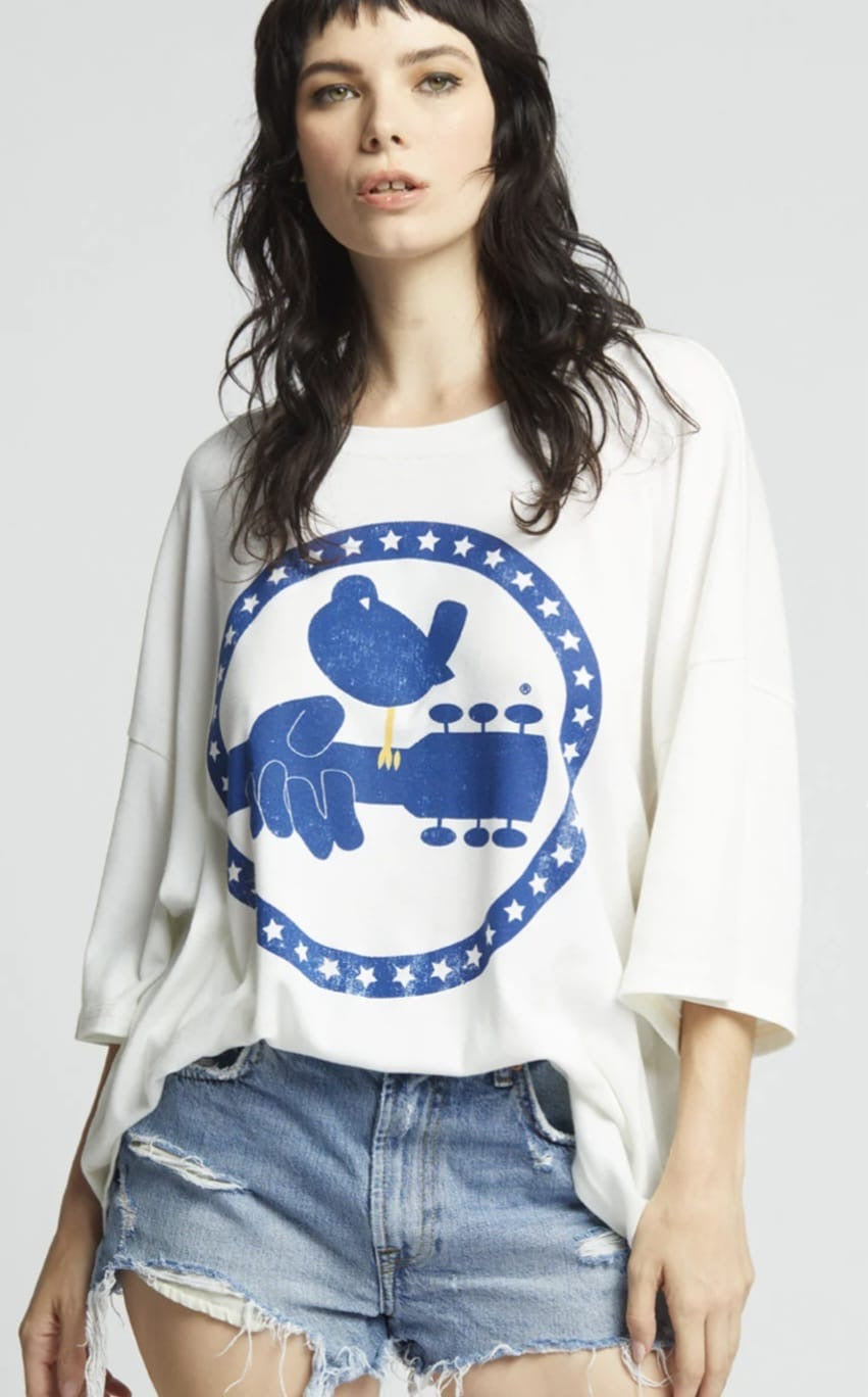 RECYCLED KARMA Woodstock OS Tee