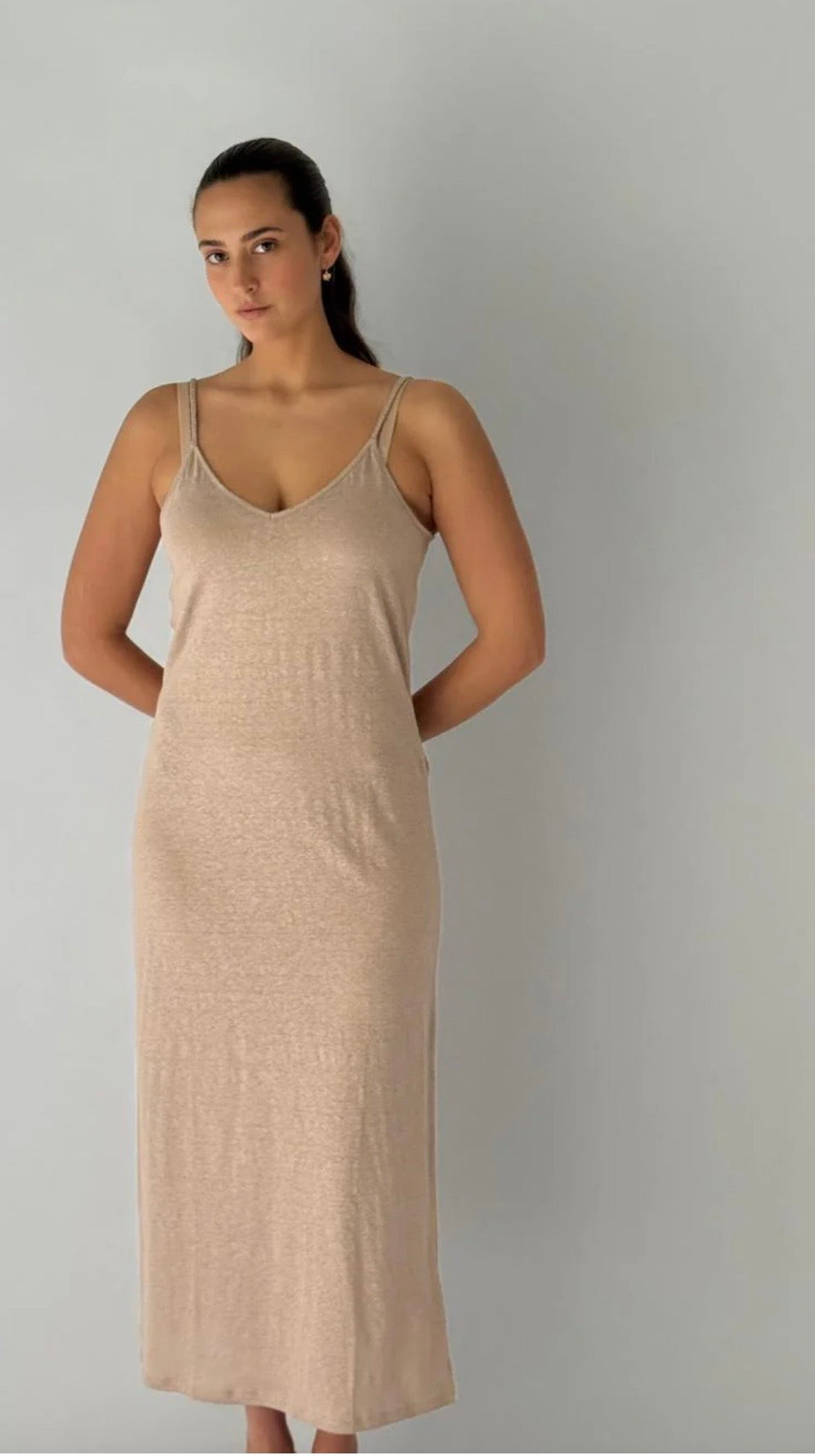 MAJESTIC FILATURES Tank Top Dress Desert