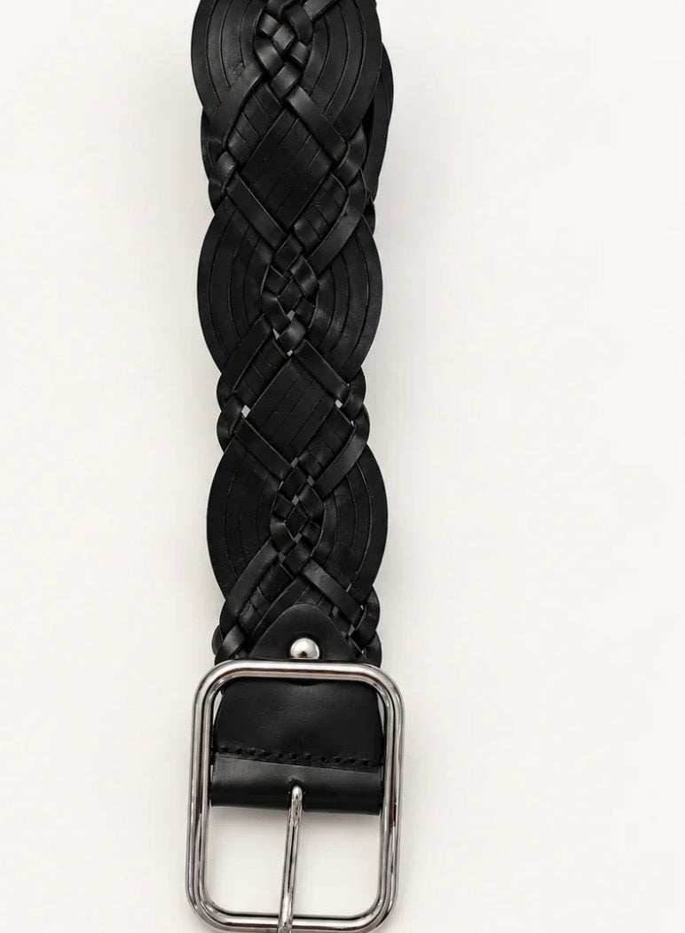 JULIA

JULIA Wide Braided Belt in Black