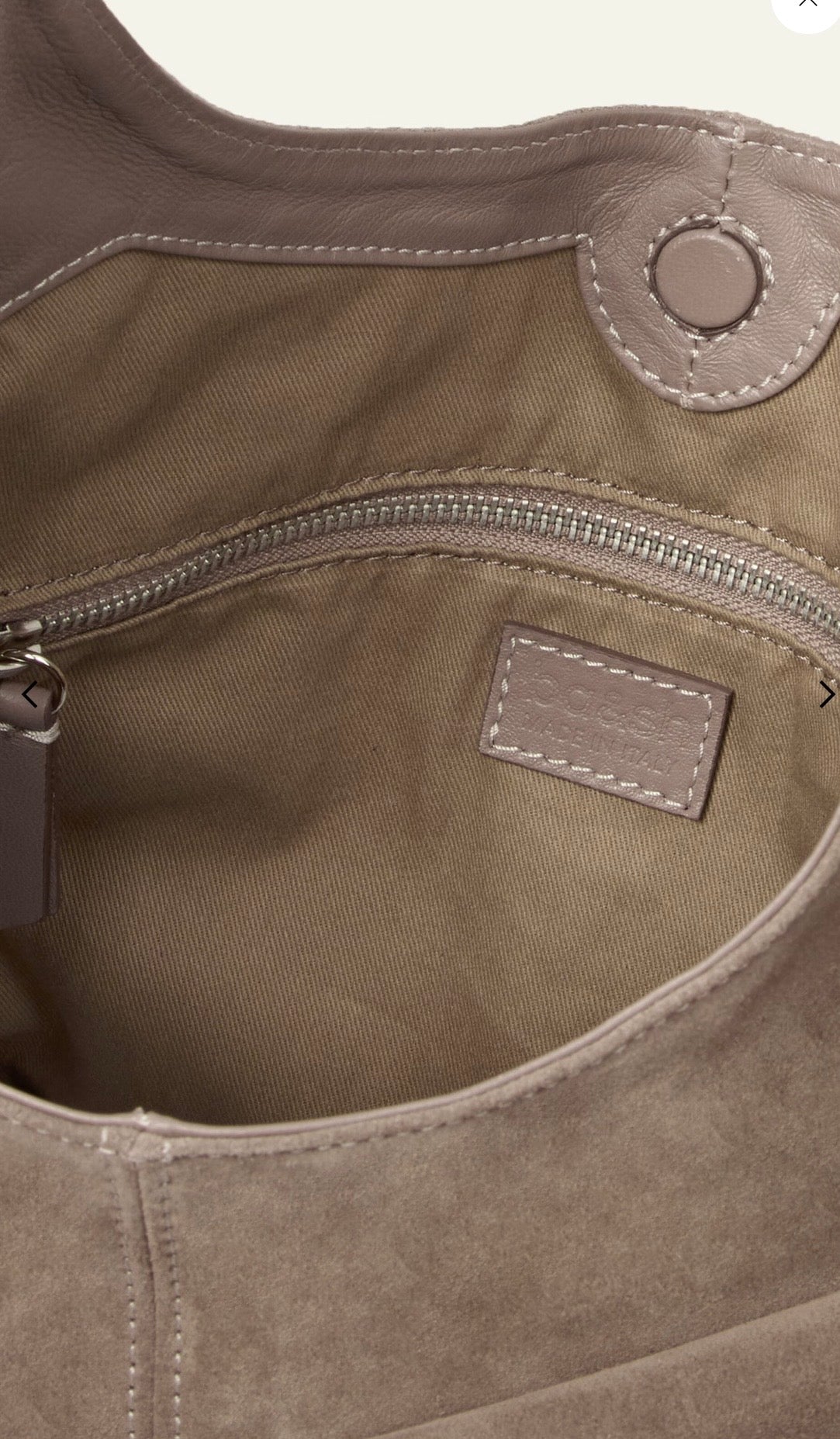 BA&SH YOUYOU suede bucket bag