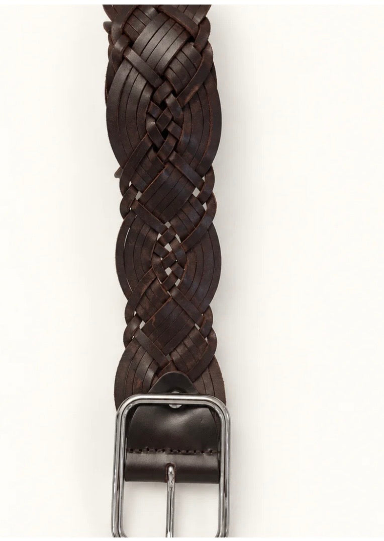 JULIA

JULIA Wide Braided Belt in Brown