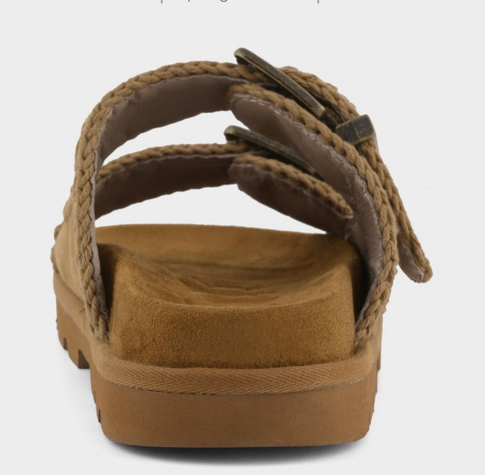 MOU Bio Sandal Two Buckles dpbro Suede