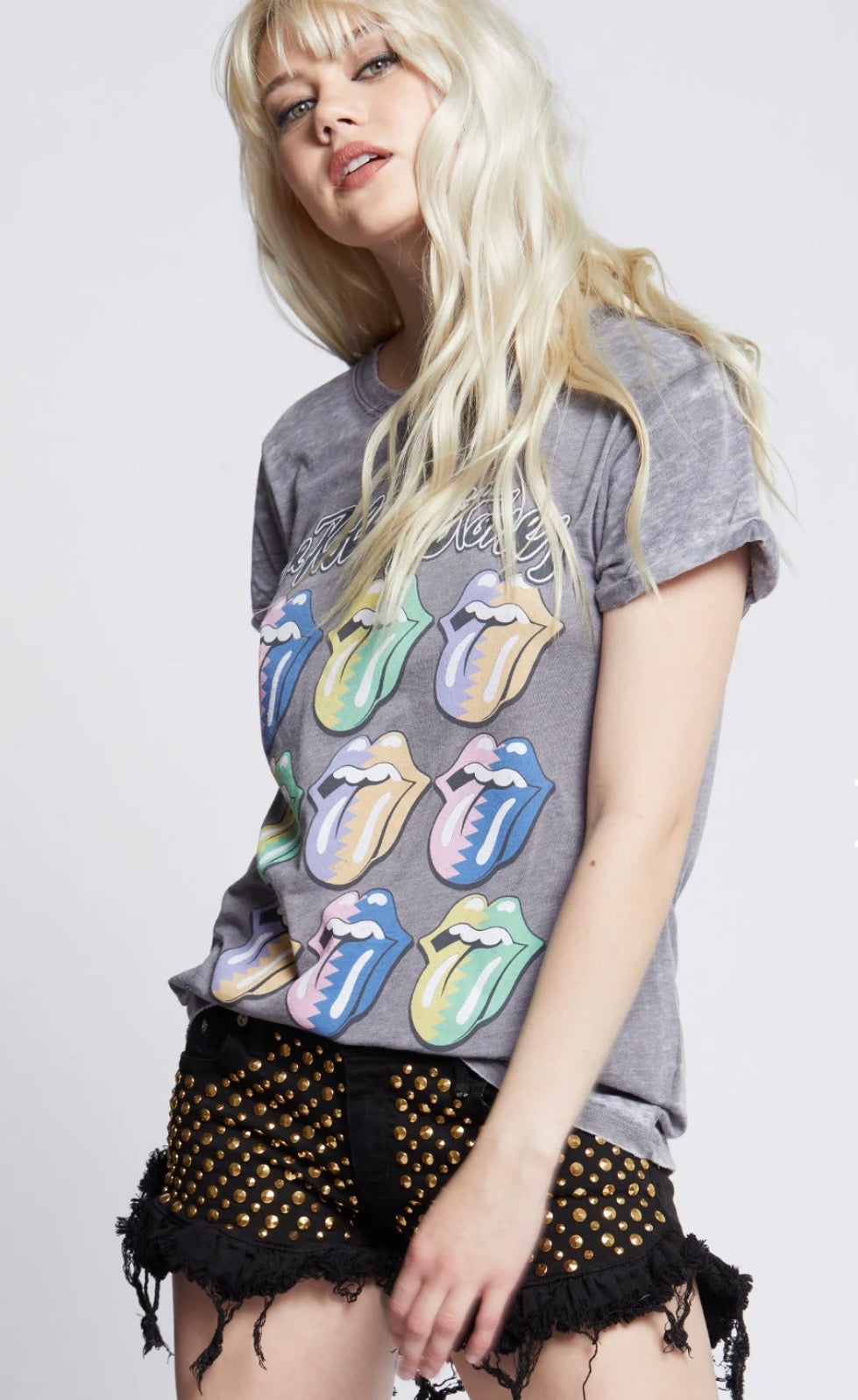 RECYCLED KARMA The Rolling Stones Steel Wheels Vintage Concert Tee