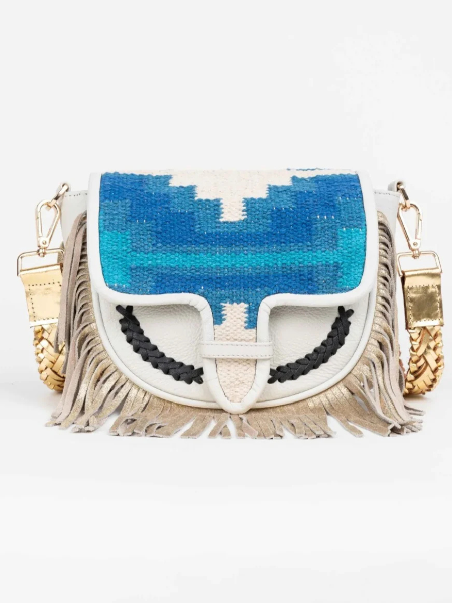 PITI CUITI MEDELLIN BLUE SHOULDER BAG
