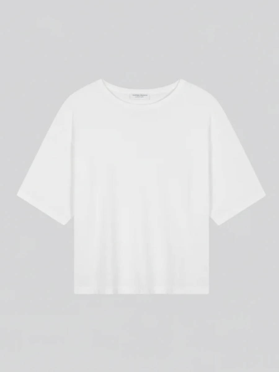 MAJESTIC FILATURES Oversized Tee White