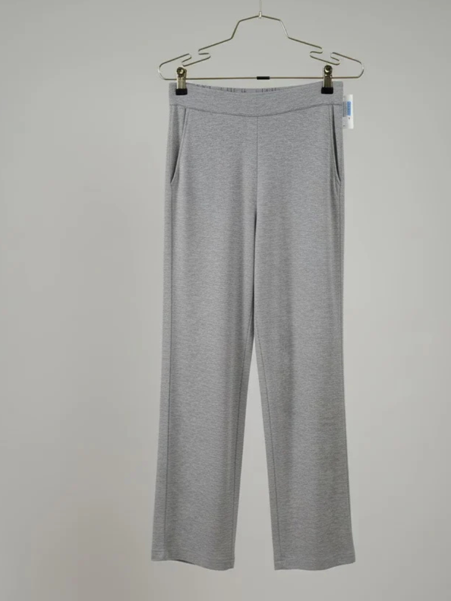 MAJESTIC FILATURES Viscose/Elastane Trousers Heather Grey