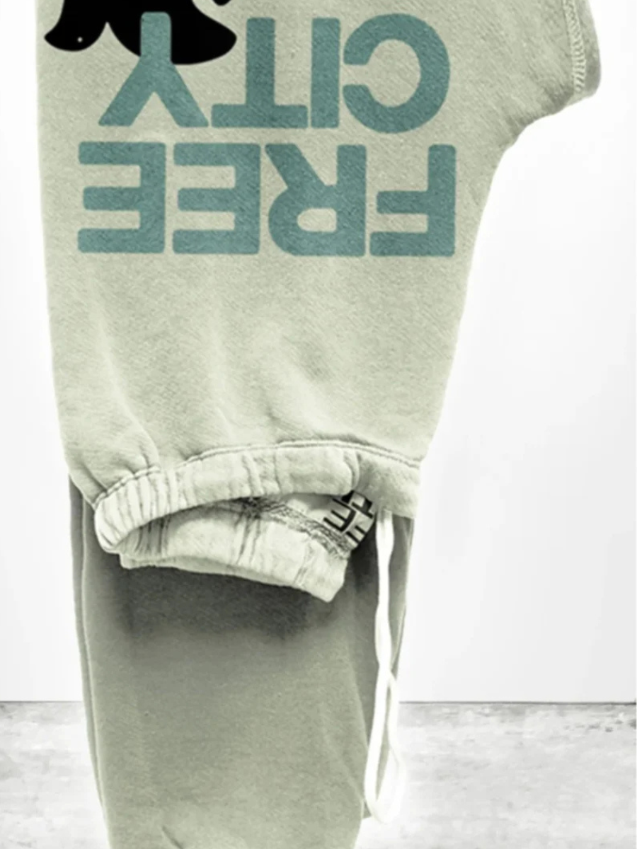 FREECITY sweatpant - bones