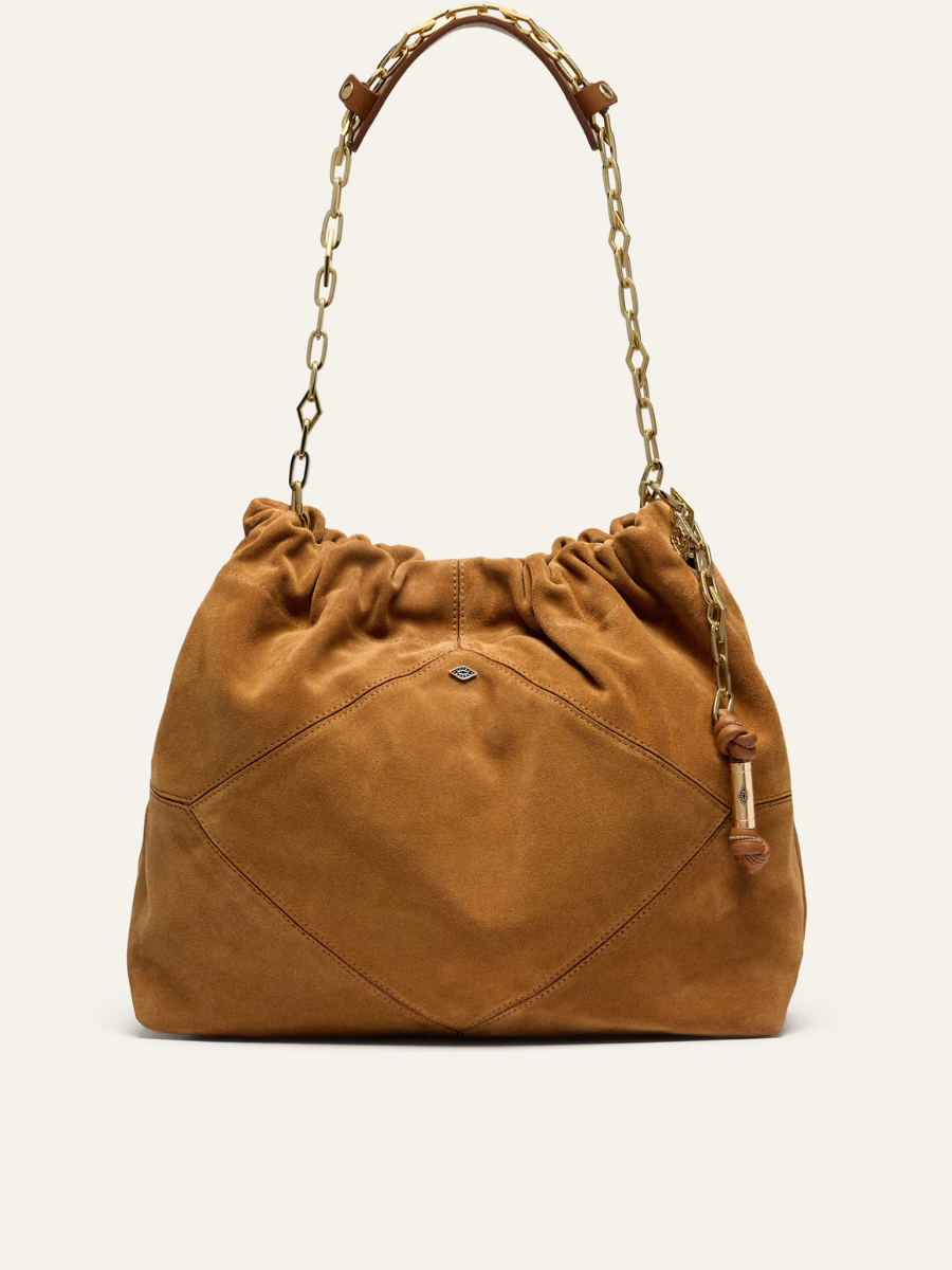 BA&SH JUNE BAG Congac Suede