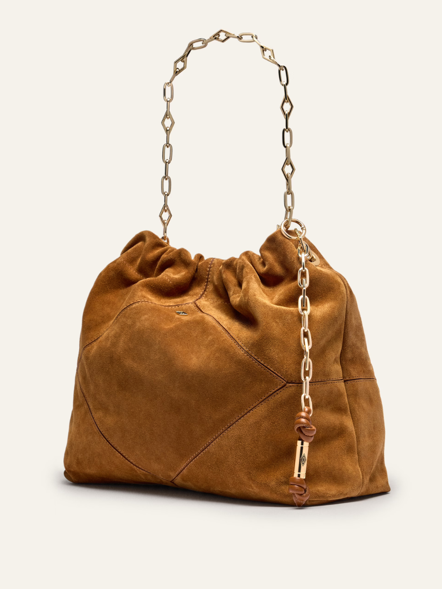 BA&SH JUNE BAG Congac Suede