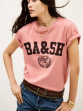 BA&SH Ioni Tee in Pink