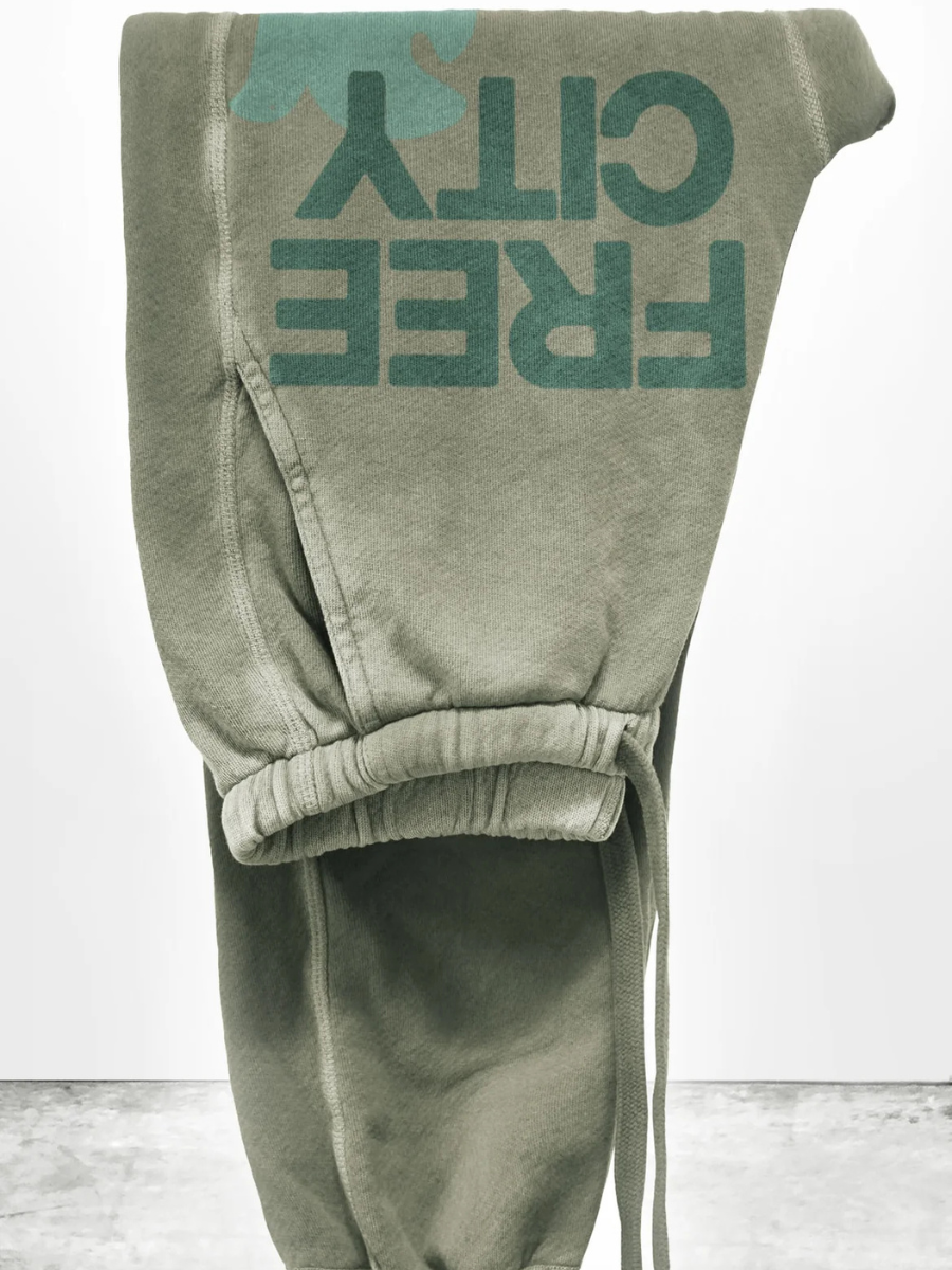 FREECITYLARGE SUNFADES pocket sweatpant - SHROOMS