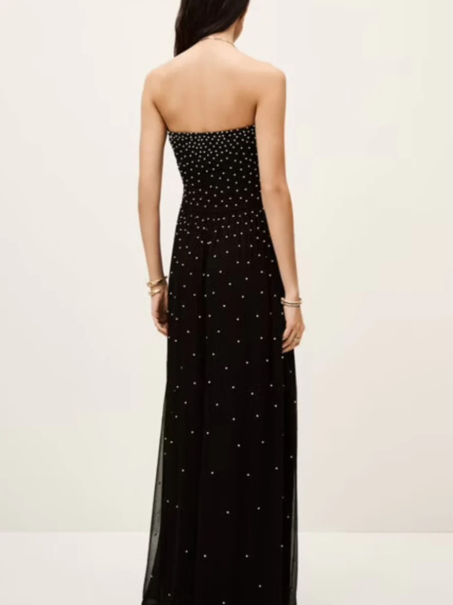 Ba&Sh Laura beaded maxi dress
