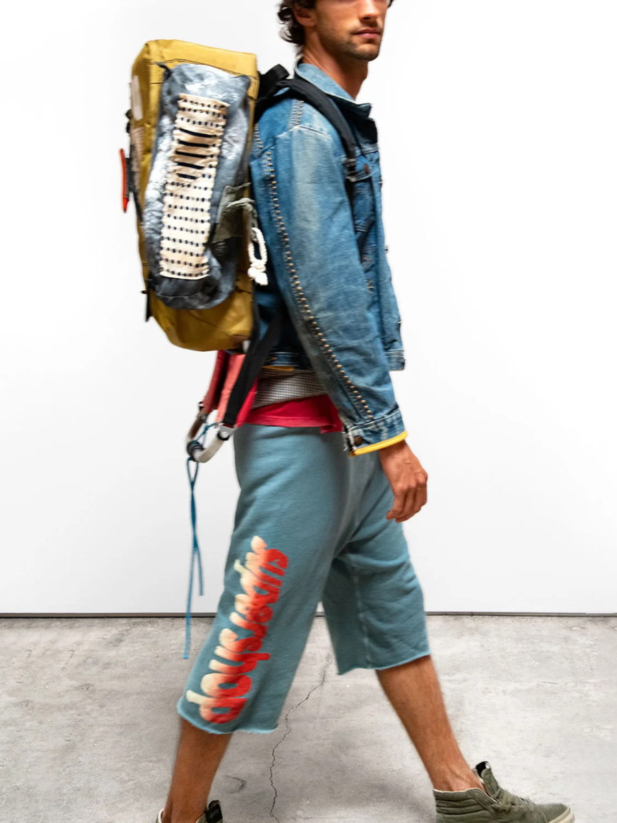 FREECITY SUPERSHOP SPARROW CIRCA'2005 SUPERVINTAGE YUMM "CUTOFFS" - bluebird powder