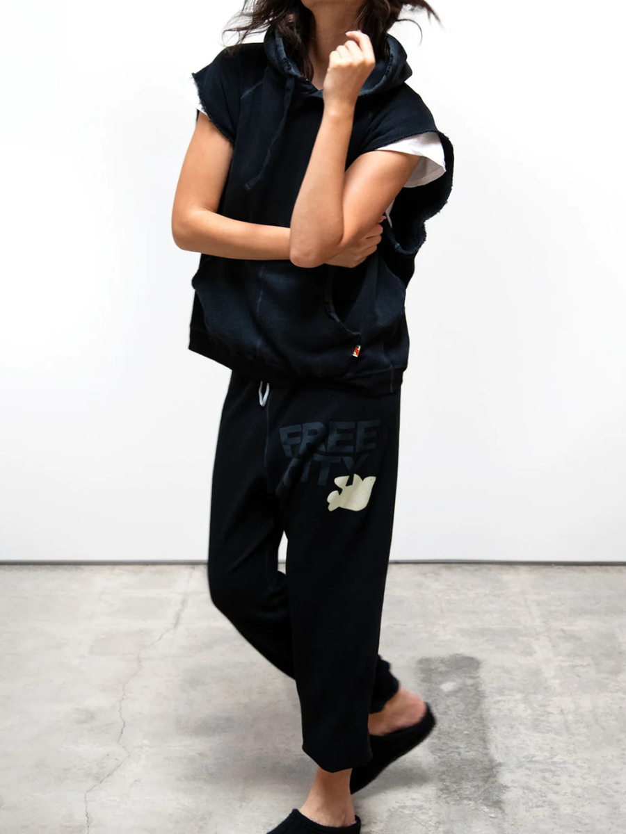 FREECITY sweatpant - blackspace