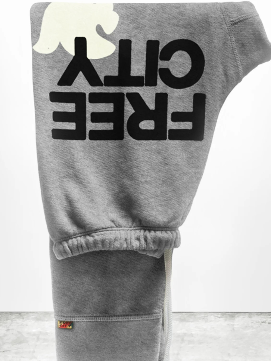 טרנינג FREECITY HEATHER 3/4 - בצבע בהיר/שמנת