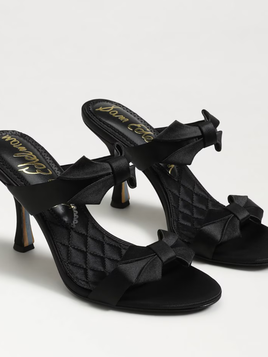 Jasmine Double Strap Heel Mule