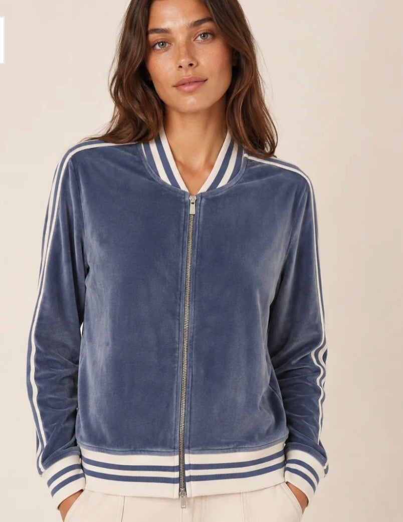 MAJESTIC

MAJESTIC FILATURES Velvet Track Jacket Windy blue
