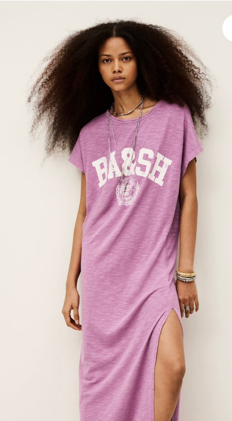 BA&SH CIVIA T-shirt dress