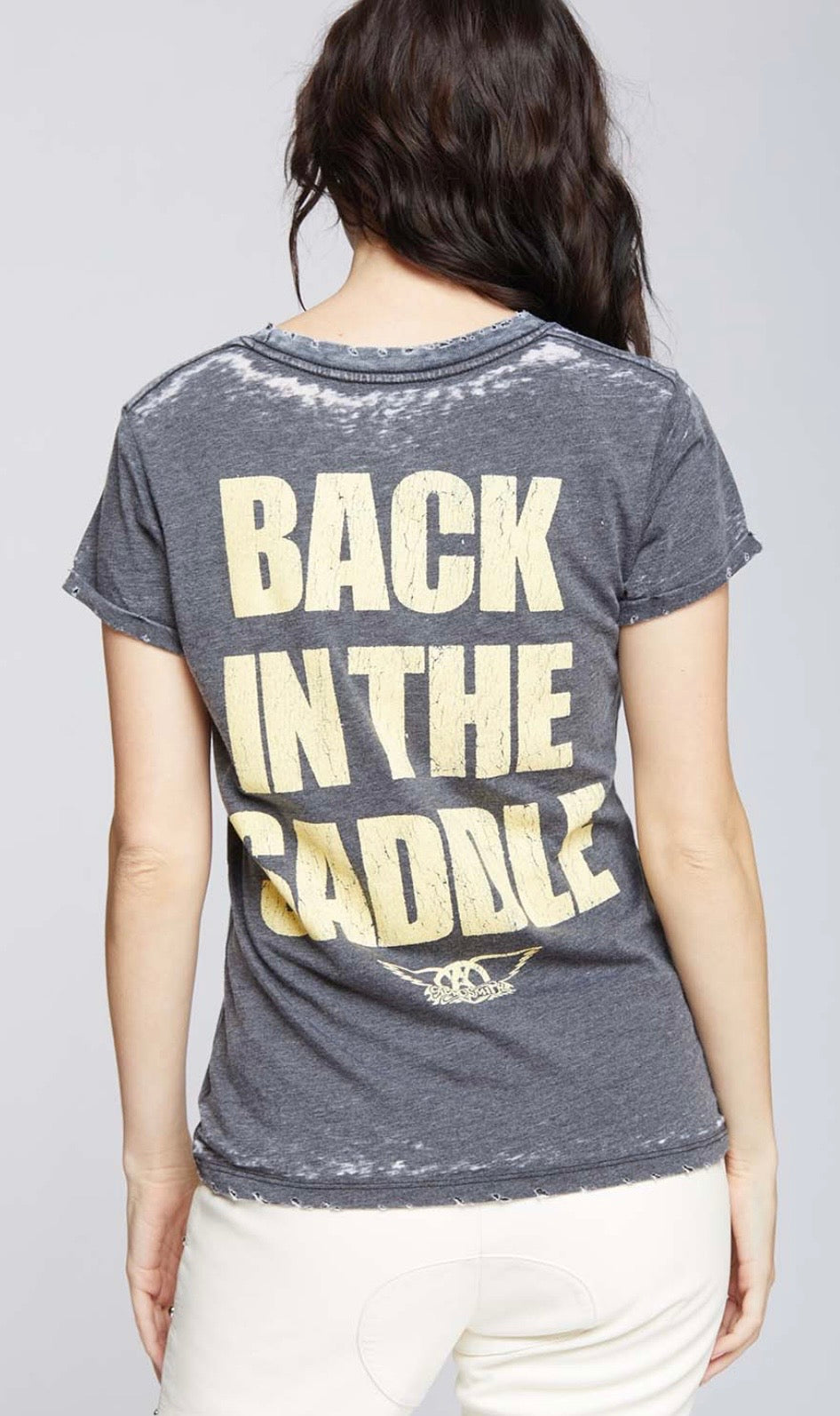 RECYCLED KARMA Aerosmith Back In The Saddle Vintage Graphic Tee