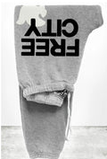 FREECITY HEATHER sweatpant - heather cream