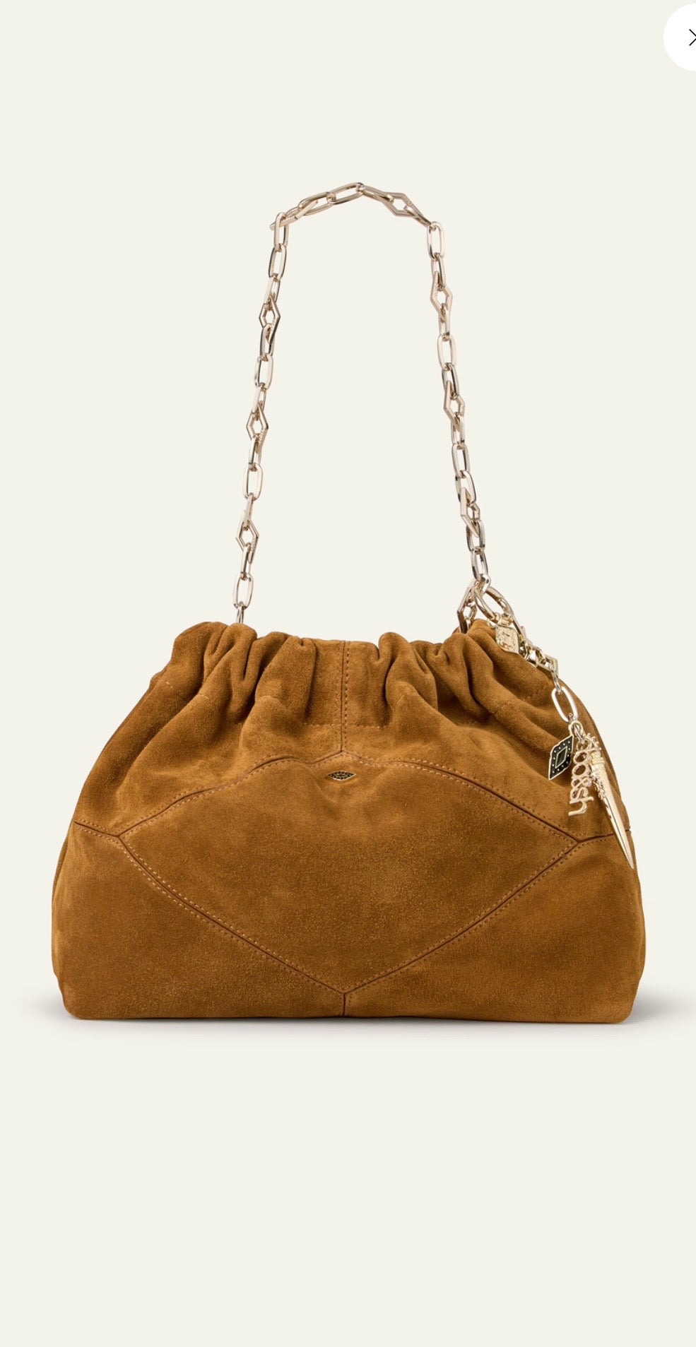 BA&SH JUNE BAG Congac Suede