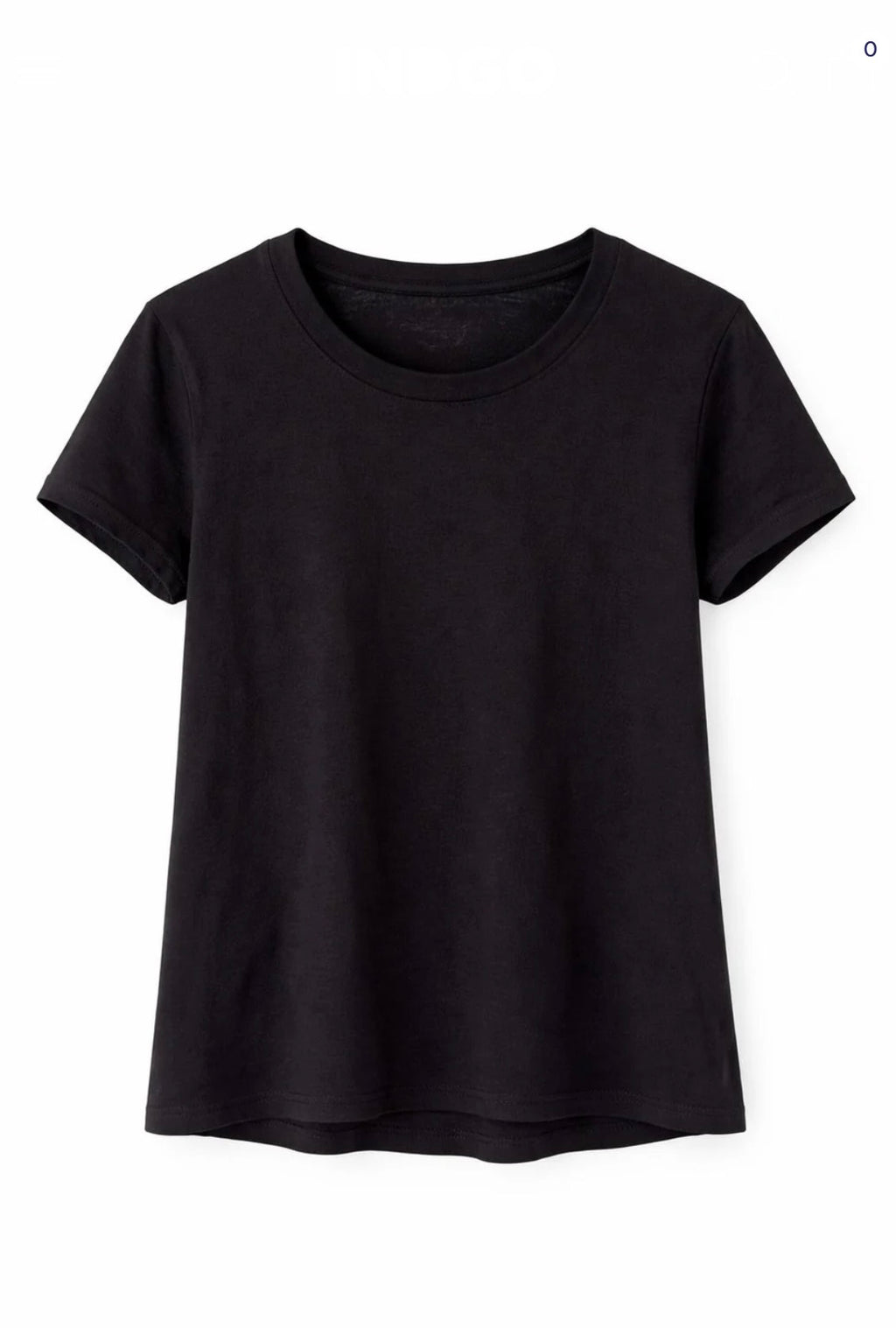 Round neck short sleeves BLACK MAJESTIC