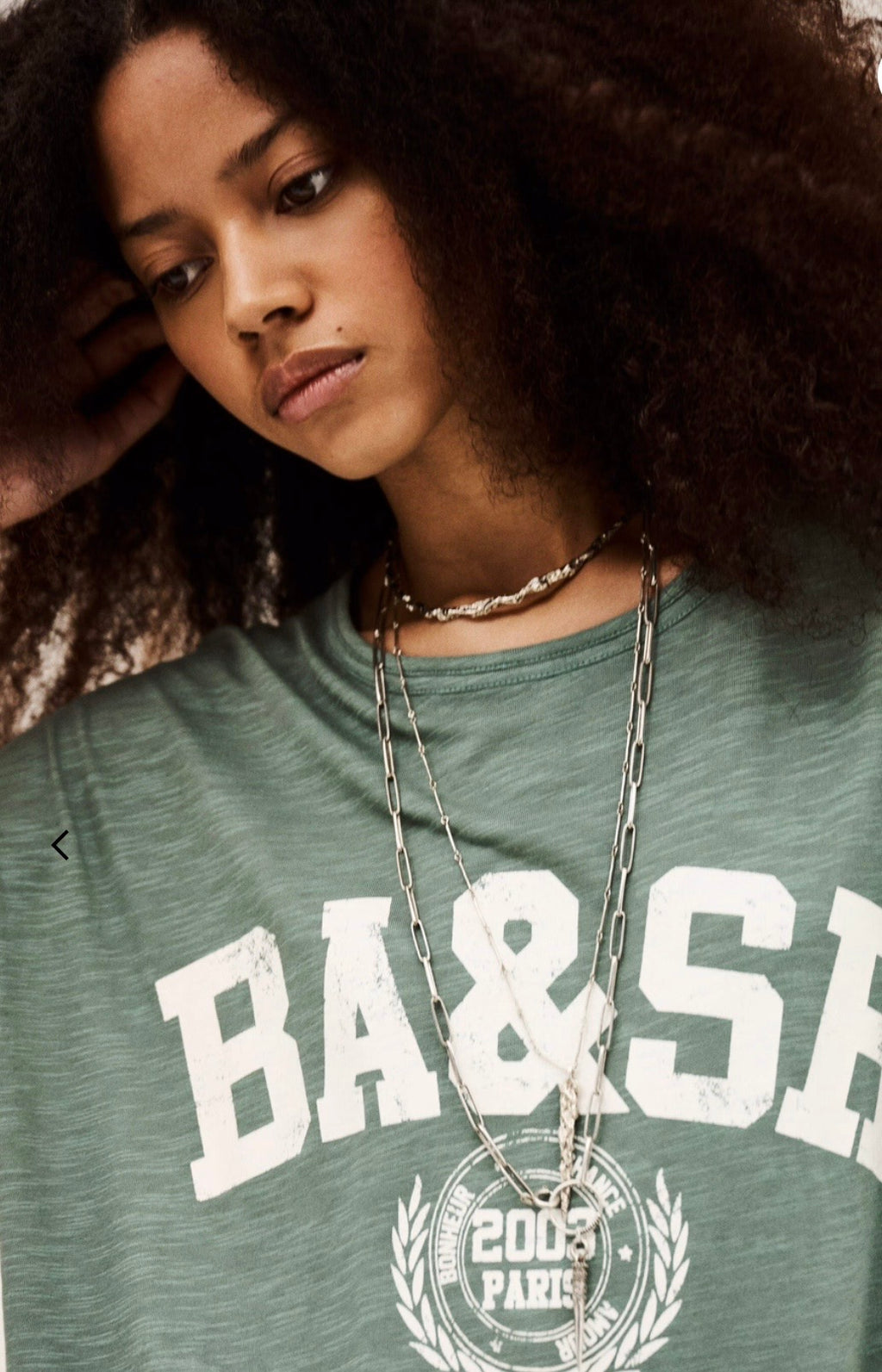 BA&SH CIVIA T-shirt dress